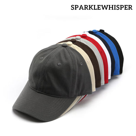 Classic Low Profile Adjustable Size Baseball Caps